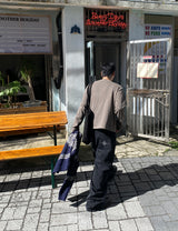 No.1460 S エンブロブラックデニムパンツ
