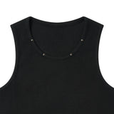 Ake Studded Sleeveless Black
