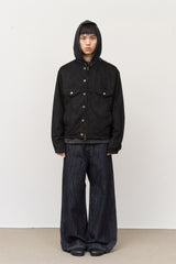 Node Collar Suede Jacket