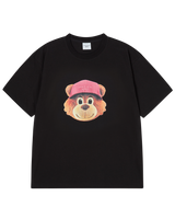 25FW 3D ACベアフェイスショートスリーブTシャツ ブラック