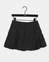 Hice suede corduroy frill mini skirt