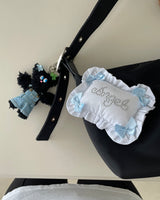 【MADE】 Ribbon frill pillow (tok/keyring)