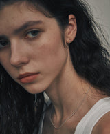 [925 silver] Deux.silver.196 / ミニバウトピアス (シルバー)