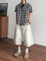 Amber Washed 8/10 Bermuda Pants (3color) (No.962)