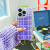 【MADE】Check Jelly hard Phone case