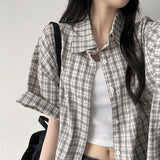 Tika 半袖チェックシャツ Southern