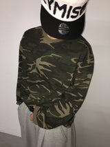 camo Cropped Long Sleeve T-Shirt