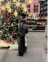 Blon brown teen balloon denim