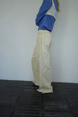Natural training pants_butter