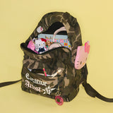 Funky Artist Pocket Basic Backpack _ Camo