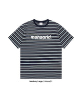 STRIPE BASIC LOGO TEE_NAVY