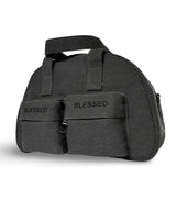 HALF MOON SHOULDER CROSS BAG_LARGE-Canvas Washing black_black