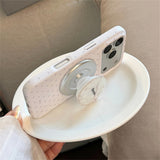 Luxury Stone Pattern Magnetic iPhone Case