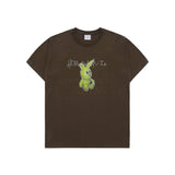 24FW レトロラビットショートスリーブTシャツ ブラウン