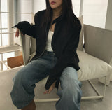 Suede harrington Jacket 