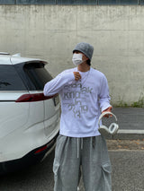 Brake Lettering Long Sleeve T-shirt 3C