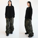 ODDBALL LIP STOP CAMO PARASUIT CARGO PANTS KHAKI