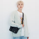24FW Vネックブークルカーディガン ブラック