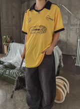 ロマンストラックカラー半袖Tシャツ