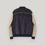 Navy/Cream Two Tone Varsity Jacket