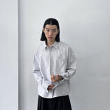 Light Casual Band Collar Shirt