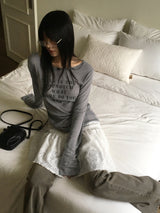 ティップトゥルーズフィットシースルー長袖Tシャツ