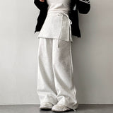 Elo String Wrap Skirt Banded Waist Pants Set