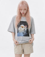 (UNISEX) Hip Dog Tee
