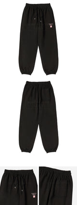 24FW RABBIT BELLY JOGER PANTS BLACK