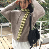 Sobel Alpaca Loose Fit Hoodie Knitwear