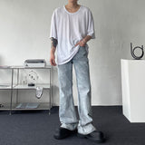 B747 Narrow Golgi V-Neck U-Neck Short Sleeve (3 colors)