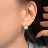 [925silver] Mini clam earring (2color)