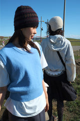 Multiple Crewneck Vest (3color)