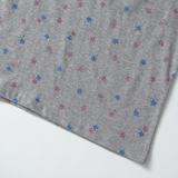 フラワーシャーリングクロップTシャツ