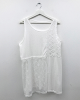 Loen Patchwork Slip Dress (2color)