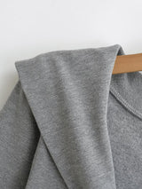 Shoulder Strap Soft Long Sleeve Tee