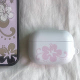 [MADE] ブルームAirPodsケース (white)