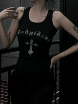 cubic rock chic sleeveless