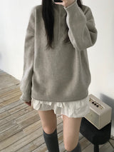 ハイネックボタンニット (3 colors)