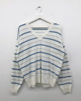 Mono Stripe V-Neck Knit (3color)