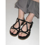 Wavy 0027. Strap Sandals - 3colors