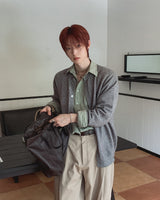 Kaiden Cashmere Round Knit Cardigan