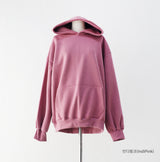 Unisex ディクションエンブロイダードシープスキンオーバーフード