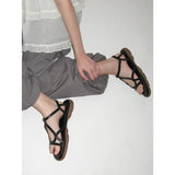Wavy 0027. Strap Sandals - 3colors