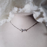 [Baby DONT Cry Yihyun Necklace] Dreamy Crystal Semi Choker Necklace