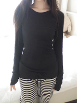 tencel layered tee