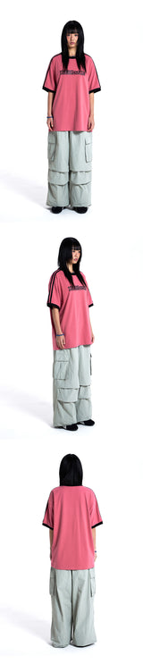 1988 Sports Ringer T-Shirt-Pink