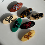 Girly ribbon hair pin (7color)