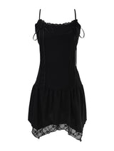 [60%Exclusive] black lace corset one-piece