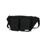 DOUBLE POCKET HIP SACK / BLACK